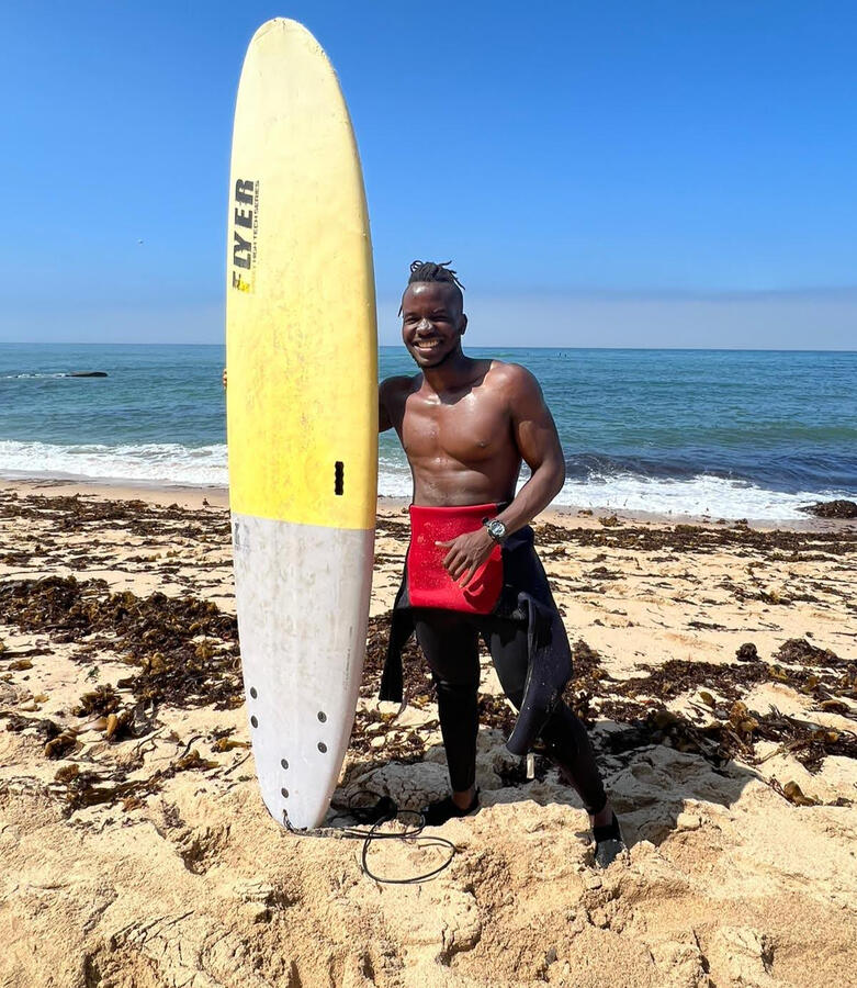 Surfing in Portugal